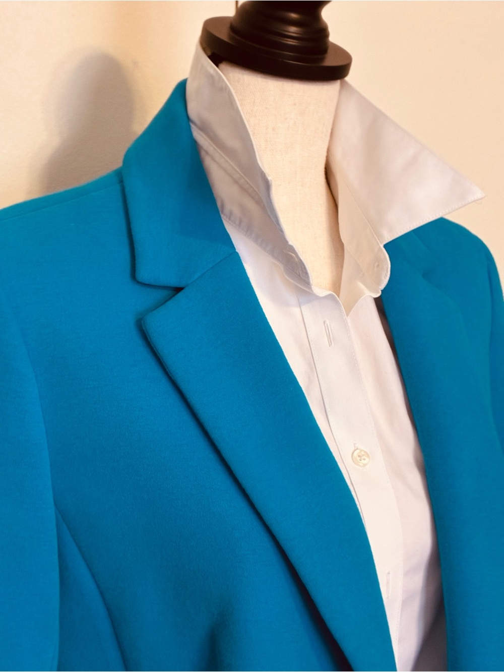 Talbots Turquoise Double-Breasted Jacket - Picture 2 of 10